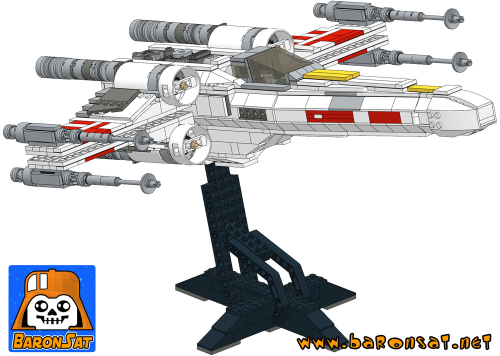 Lego moc xwing Building Instructions model Star Wars